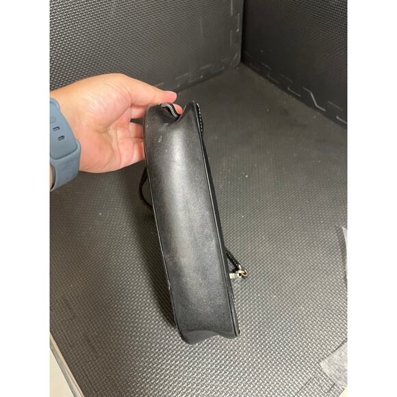 Vintage Coach Hampton 7785 Mini Black All Leather Demi Shoulder Bag 90s Y2K - Picture 3 of 12